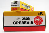 10  CPR8EA-9 NGK Spark Plugs