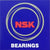 2 x 6201 NSK 2S Bearings for 50cc Scooters
