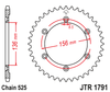 Suzuki JTR1791.43  JT  43T Rear Sprocket