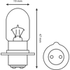 Two HL364 6v Headlight Globes