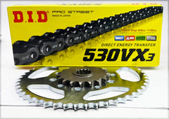 CB750 K1-K6 DIDVX3 Steel Chain and Sprocket Set