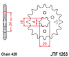 AG200 Yamaha  Chain and Sprocket set
