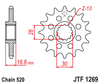 Honda JTF1269.16 JT 16T Front Sprocket