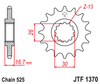 JTF1370.15  Honda Front Sprocket