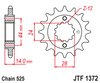 Honda JTF1372.17 17T Front Sprocket