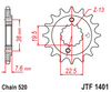 JTF1401.15 15T Front Sprocket