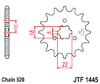 JTF1445.11 Front sprocket