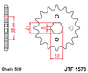JTF1573.13 Front Sprocket