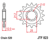 JTF823.12 Husqvarna   12T Front Sprocket