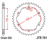 JTR761.38 Ducati 38T Rear Sprocket