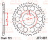 JTR807.45 Suzuki JT; 45T Rear Sprocket