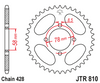 JTR810.47 HMZ, Hyosung, Kawasaki, Suzuki; 47T Rear Sprocket