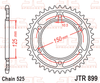 JTR899.45 KTM 950 ; 45T JT Rear Sprocket