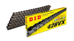 D.I.D 428VX Steel X Ring PRO STREET 136 Link Chain Made in Japan