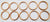 VE-1031  Copper Exhaust Gasket  29x38x4