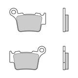 07BB275A  BMW, Husaberg, Husqvarna, KTM Rear Brake Pads