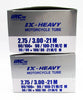 Two 2.75/3.00-21  Heavy Duty IRC Tubes