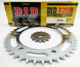 XR80R 1985-2003 CFR80 2004-2013 DID420D Chain and Sprocket Set