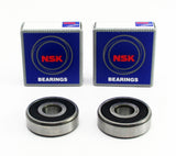 2 x 6001 NSK 2S Bearings