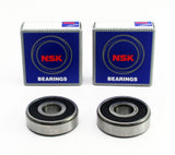 2 x 6200 NSK 2S Bearings