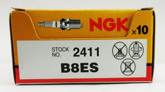 10  B8ES NGK Spark Plugs