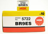 10  BR9ES NGK Spark Plugs