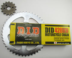 CT110 X D.I.D Chain and Sprocket Set