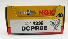 10 x DCPR8E NGK Spark Plugs
