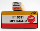 10  DPR6EA-9 NGK Spark Plugs