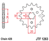 TF125 Suzuki Chain and Sprocket