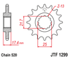 VTR250 520 JTX1R Upgraded Chain and Sprocket Set