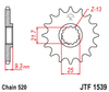 250R Ninja JT Chain and Sprocket Set