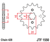 JTF1550.15  JT 15T Front Sprocket