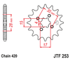 CRF110 MaxTop Chain and JT Sprockets