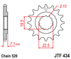 Suzuki GN250 16T Front Sprocket (One tooth up on standard)