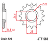 JTF823.13 Husqvarna   13T Front Sprocket