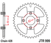 CT110 Postie Bike Rear Sprocket