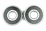 2 X NSK 6000 Front Wheel Bearing  2RS
