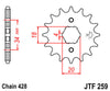 CT185  DID428VX  GOLD Chain and Sprocket Set